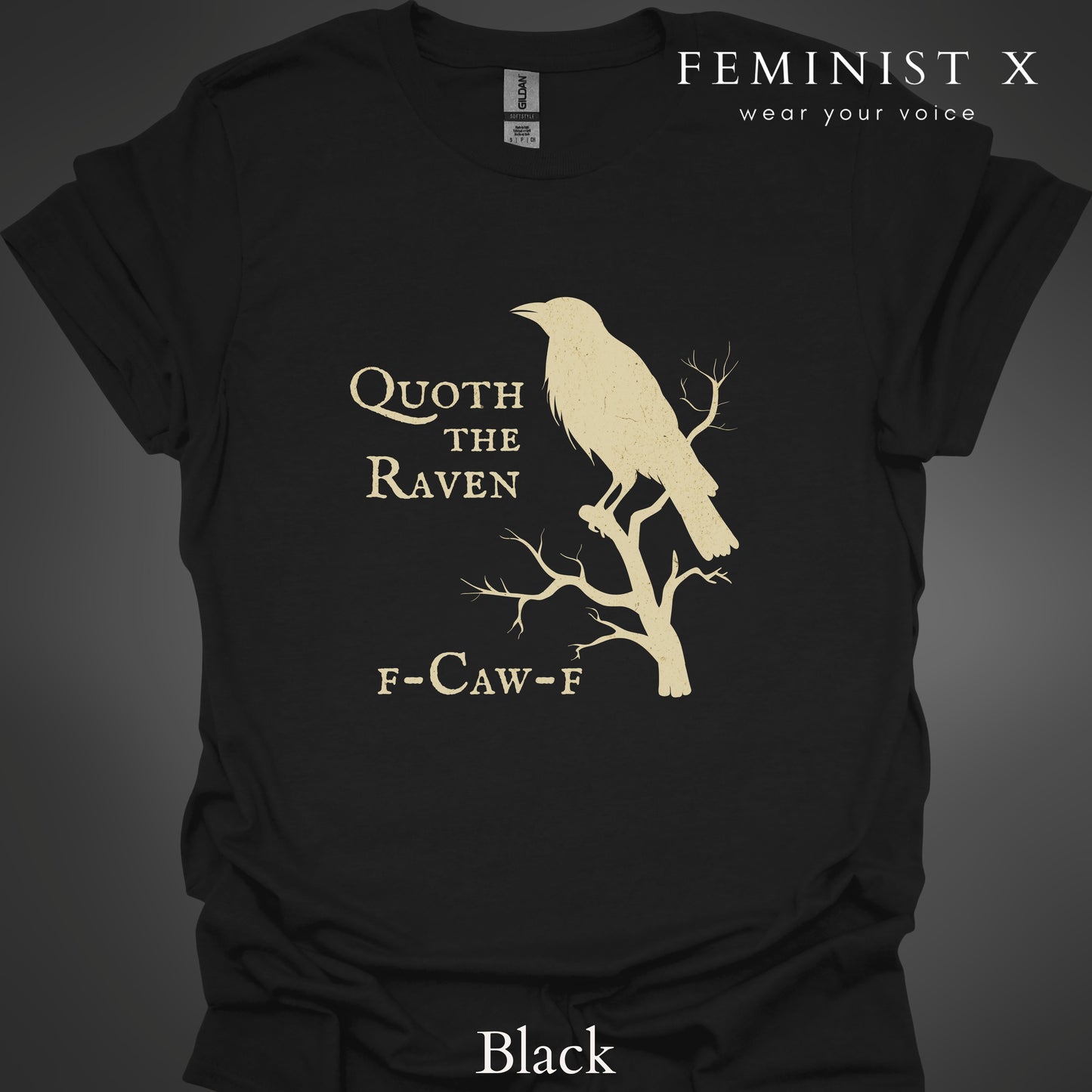 Poe Raven F-Caw-F Shirt Crow Tshirts