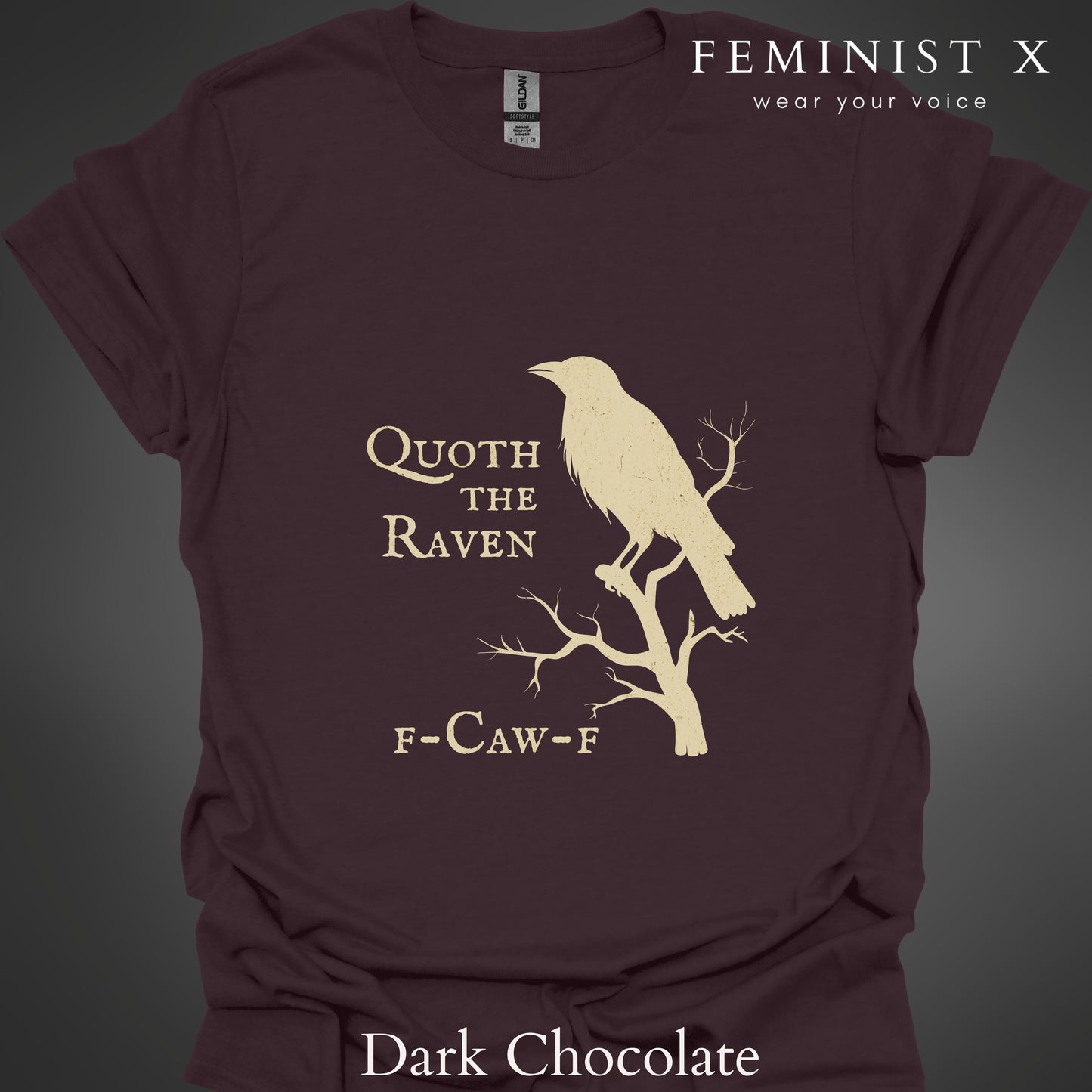 Poe Raven F-Caw-F Shirt Crow Tshirts