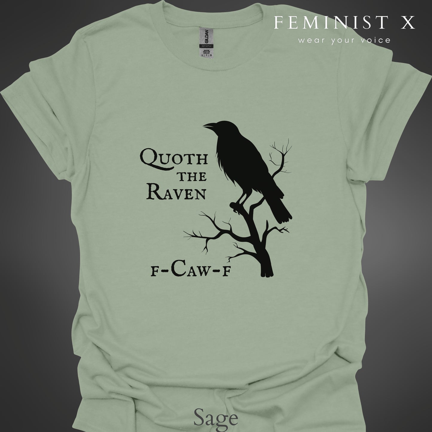 Poe Raven F-Caw-F Shirt Crow Tshirts