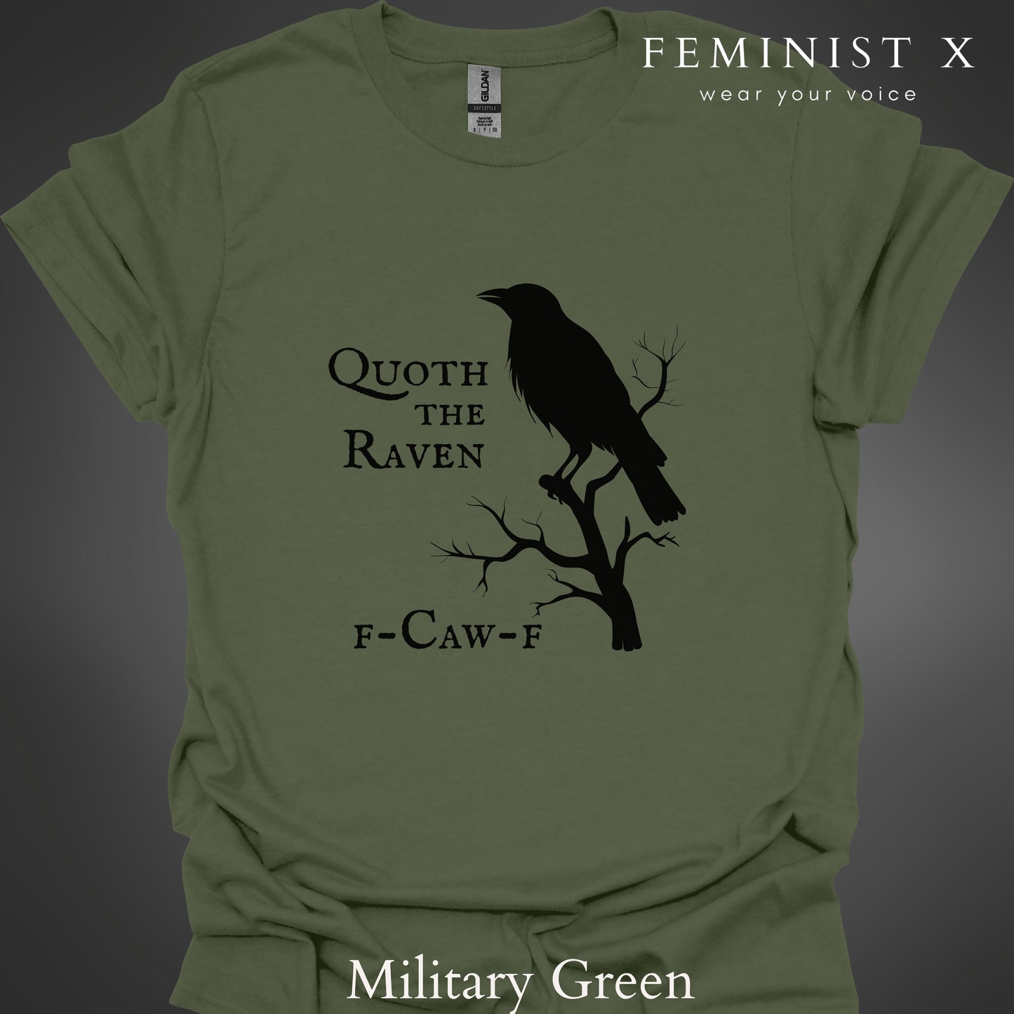 Poe Raven F-Caw-F Shirt Crow Tshirts