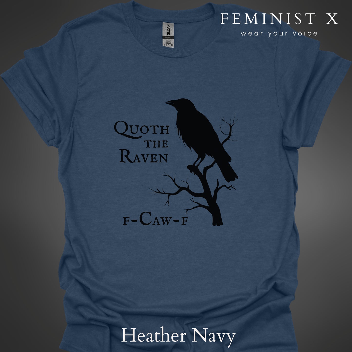 Poe Raven F-Caw-F Shirt Crow Tshirts