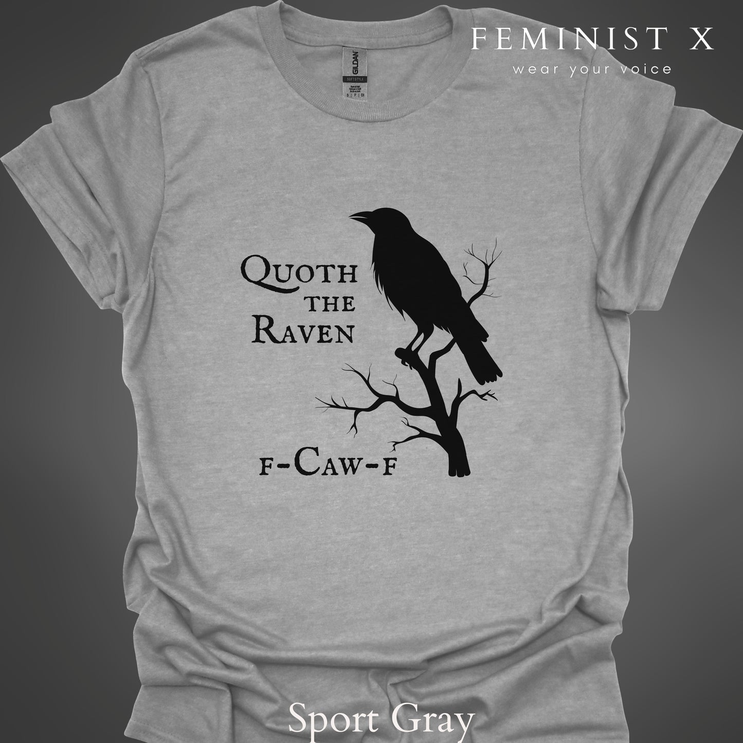 Poe Raven F-Caw-F Shirt Crow Tshirts