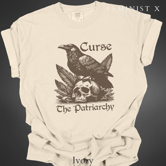 Crow and Skull Curse the Patriarchy Shirt