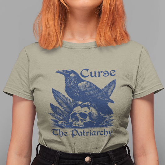 Crow and Skull Curse the Patriarchy Shirt